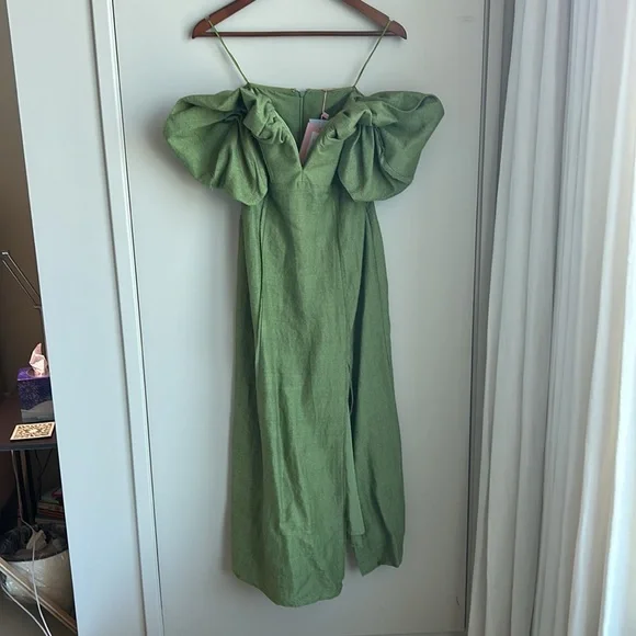 NWT Cult Gaia Muna Dress in Palm - Picture 5 of 7